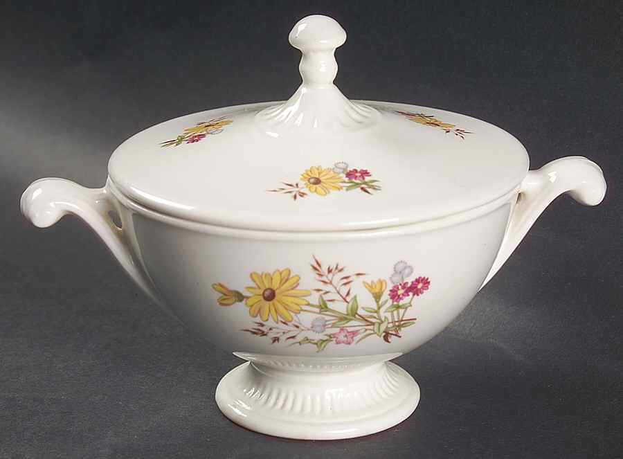 Richmond Sugar Bowl & Lid by Harmony House China-1