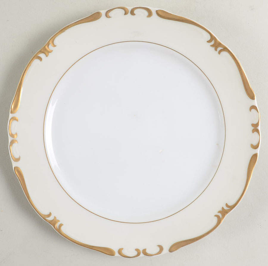 Royal Baroque Off White Salad Plate by Harmony House China-1