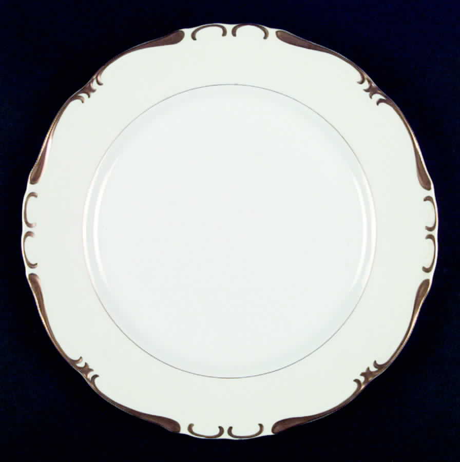 Royal Baroque Off White Dinner Plate by Harmony House China-1