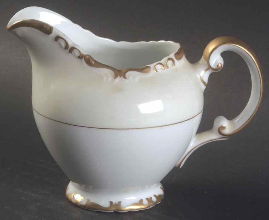 Royal Baroque Off White Creamer by Harmony House China-1