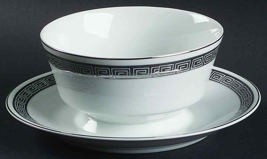 Romaic Gravy Boat with Attached Underplate by Harmony House China-1