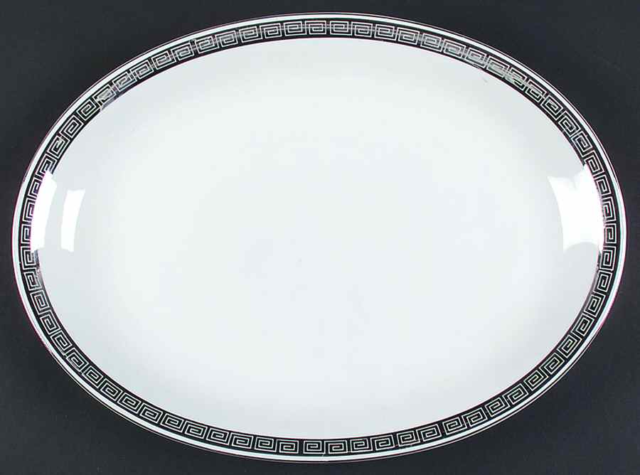 Romaic 16" Oval Serving Platter by Harmony House China-1