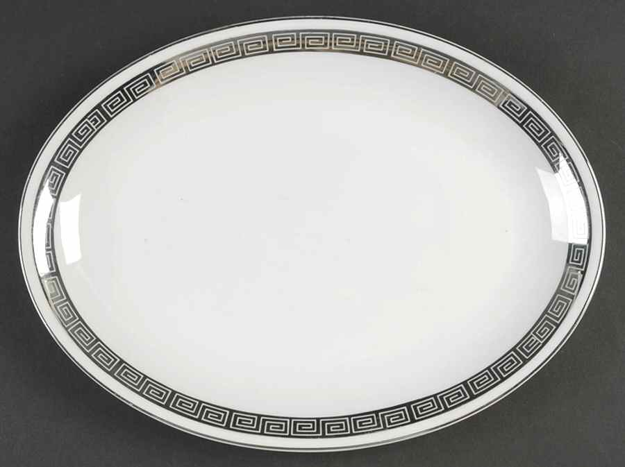 Romaic 12" Oval Serving Platter by Harmony House China-1