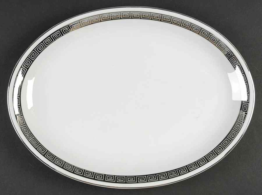Romaic 14" Oval Serving Platter by Harmony House China-1