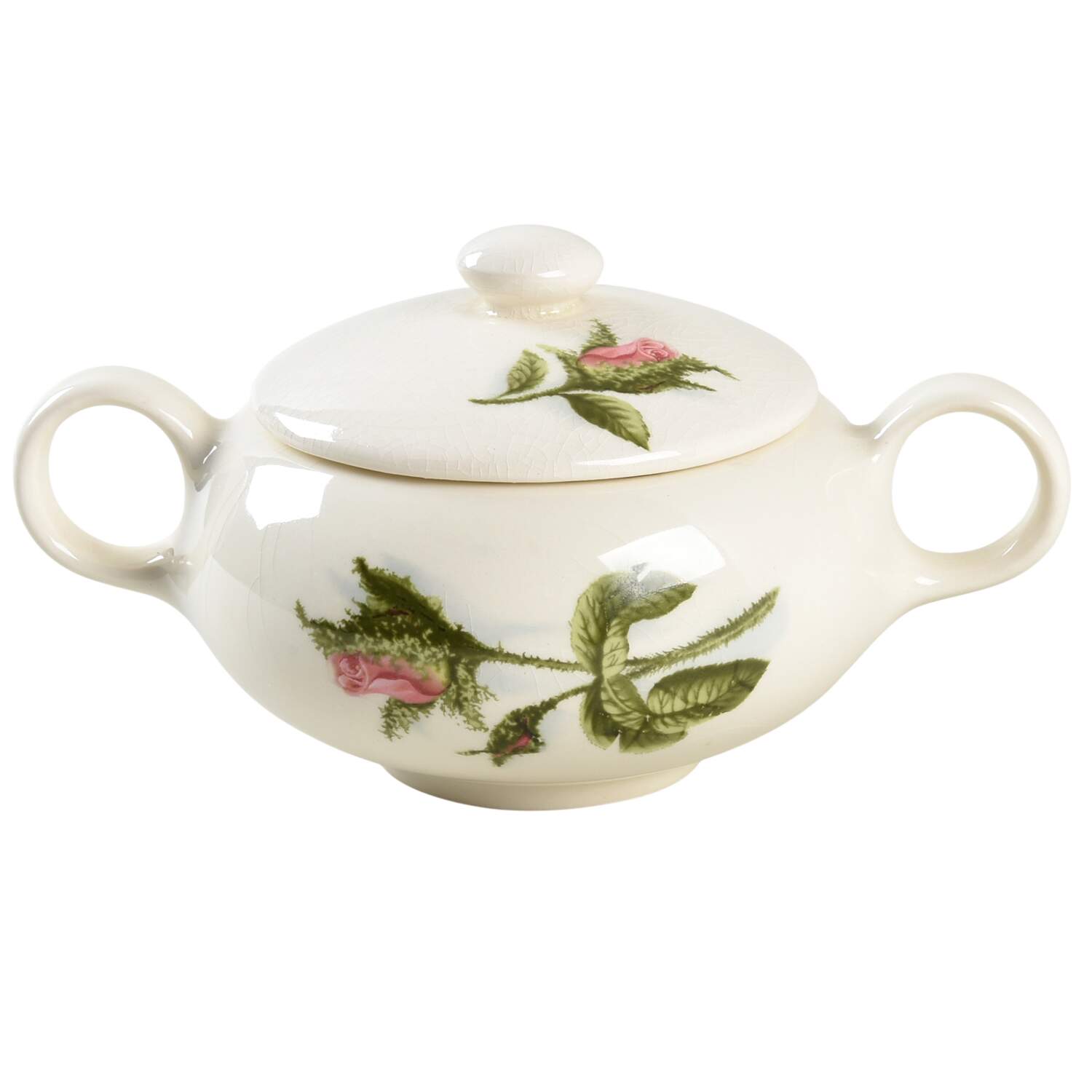 Rose Marie Sugar Bowl & Lid by Harmony House China-1
