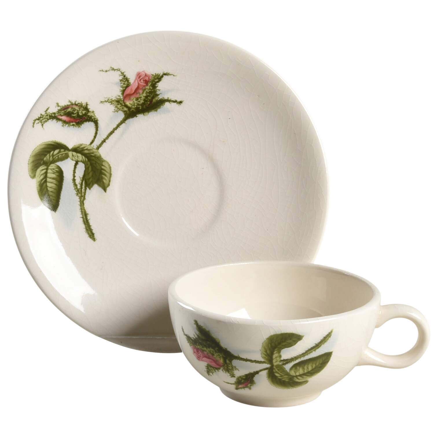 Rose Marie Footed Cup & Saucer Set by Harmony House China-1