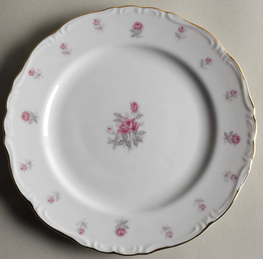 Rose Petite Salad Plate by Harmony House China-1