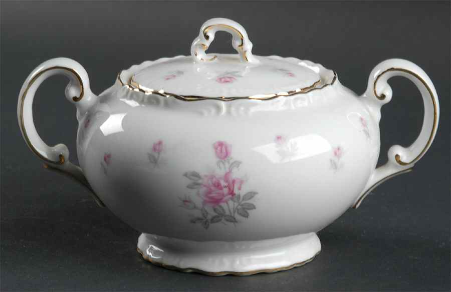 Rose Petite Sugar Bowl & Lid by Harmony House China-1