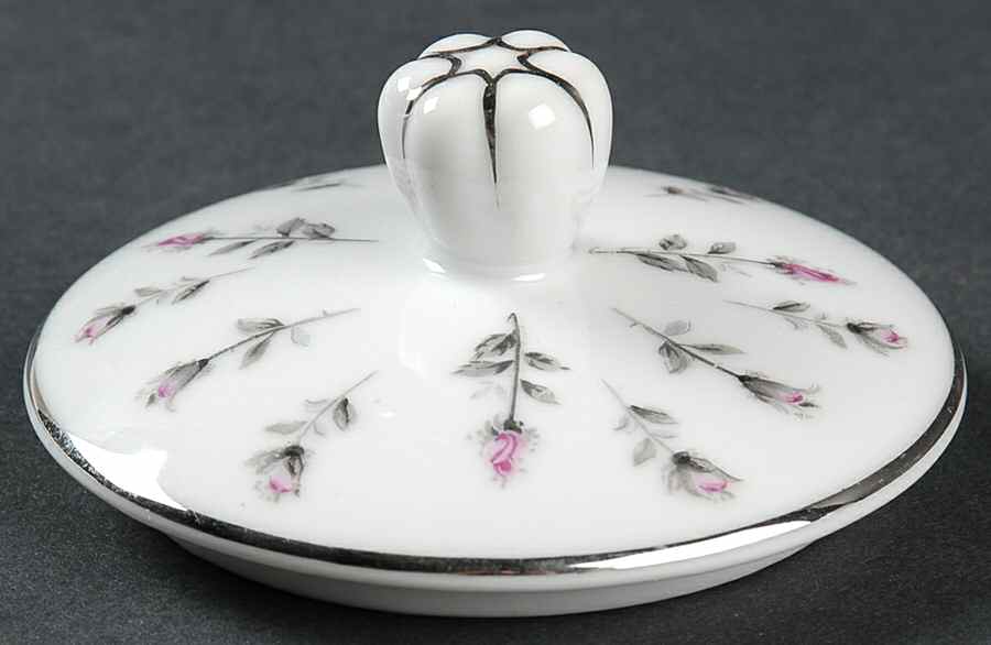 Rosebud Lid for Sugar Bowl by Harmony House China-1
