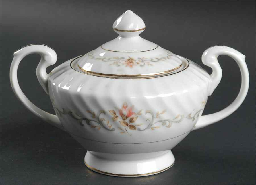Rosemont Sugar Bowl & Lid by Harmony House China-1