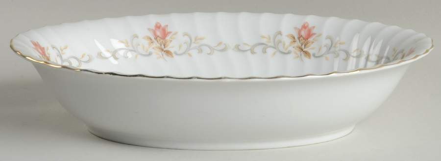 Rosemont 10" Oval Vegetable Bowl by Harmony House China-1