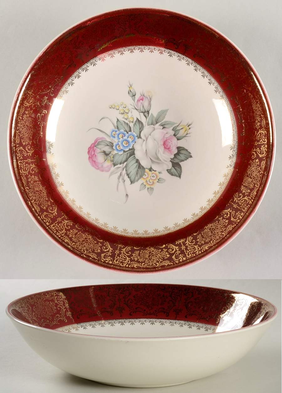 Roslyn 9" Round Vegetable Bowl by Harmony House China-1