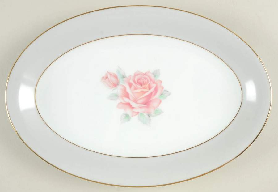 Royal Splendor 12" Oval Serving Platter by Harmony House China-1