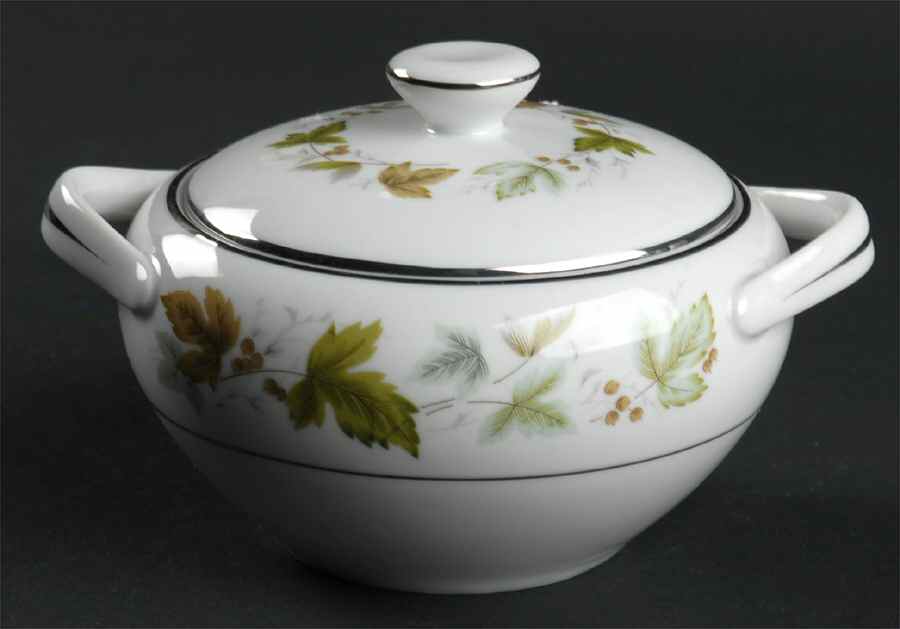 Saxony Sugar Bowl & Lid by Harmony House China-1