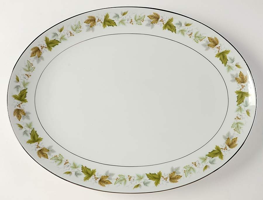 Saxony 16" Oval Serving Platter by Harmony House China-1