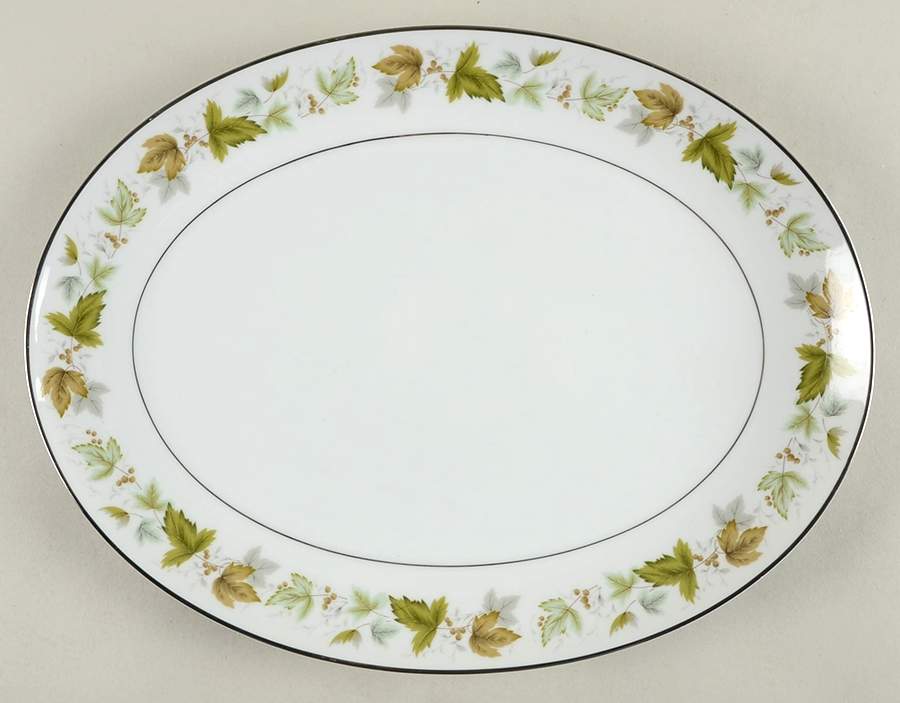 Saxony 14" Oval Serving Platter by Harmony House China-1