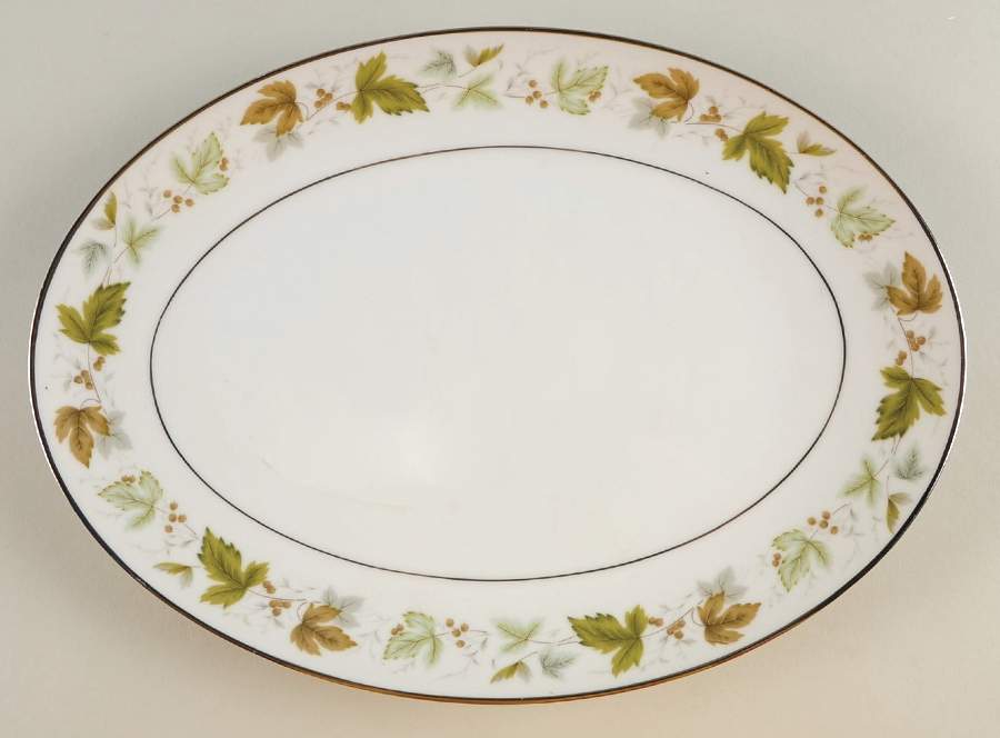 Saxony 11" Oval Serving Platter by Harmony House China-1