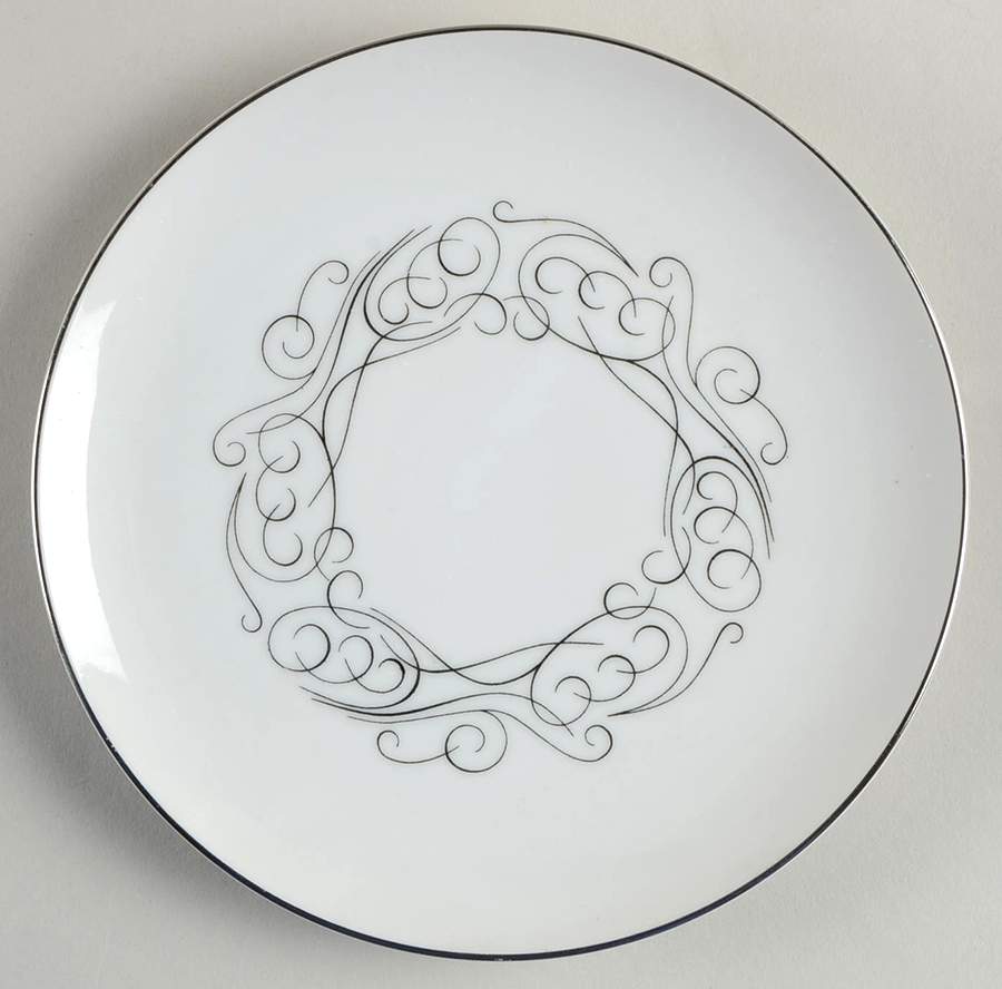 Scroll Bread & Butter Plate by Harmony House China-1