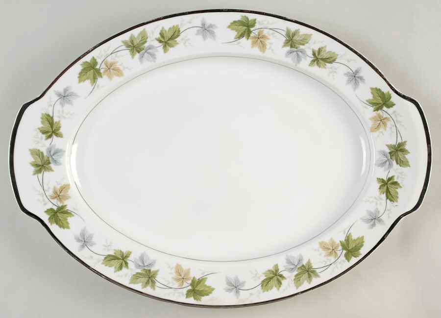 Sherwood 16" Oval Serving Platter by Harmony House China-1