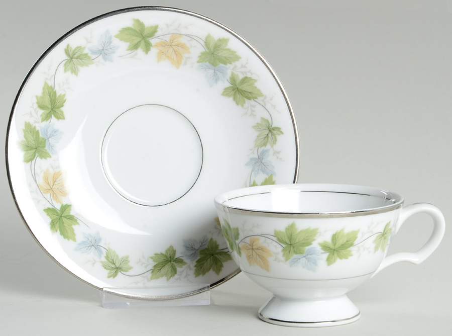 Sherwood Footed Cup & Saucer Set by Harmony House China-1