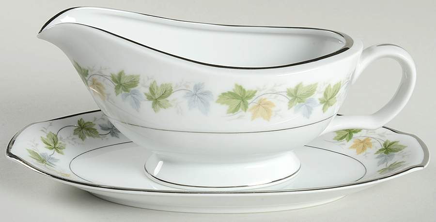 Sherwood Gravy Boat & Underplate/Relish by Harmony House China-1