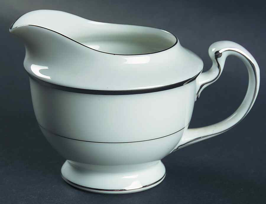 Silver Melody Creamer by Harmony House China-1