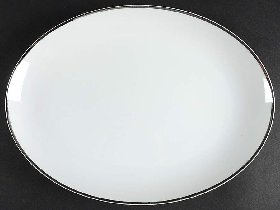 Simone 12" Oval Serving Platter by Harmony House China-1