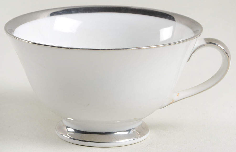 Silver Rhapsody Footed Cup by Harmony House China-1