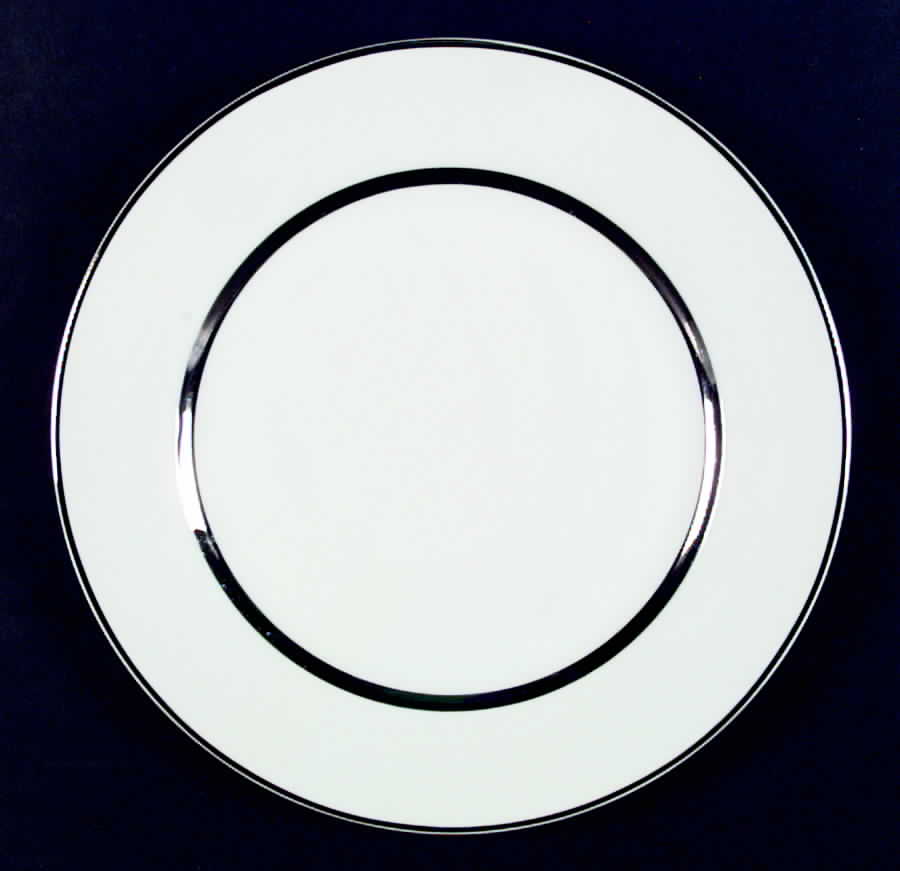 Silver Rhapsody Dinner Plate by Harmony House China-1