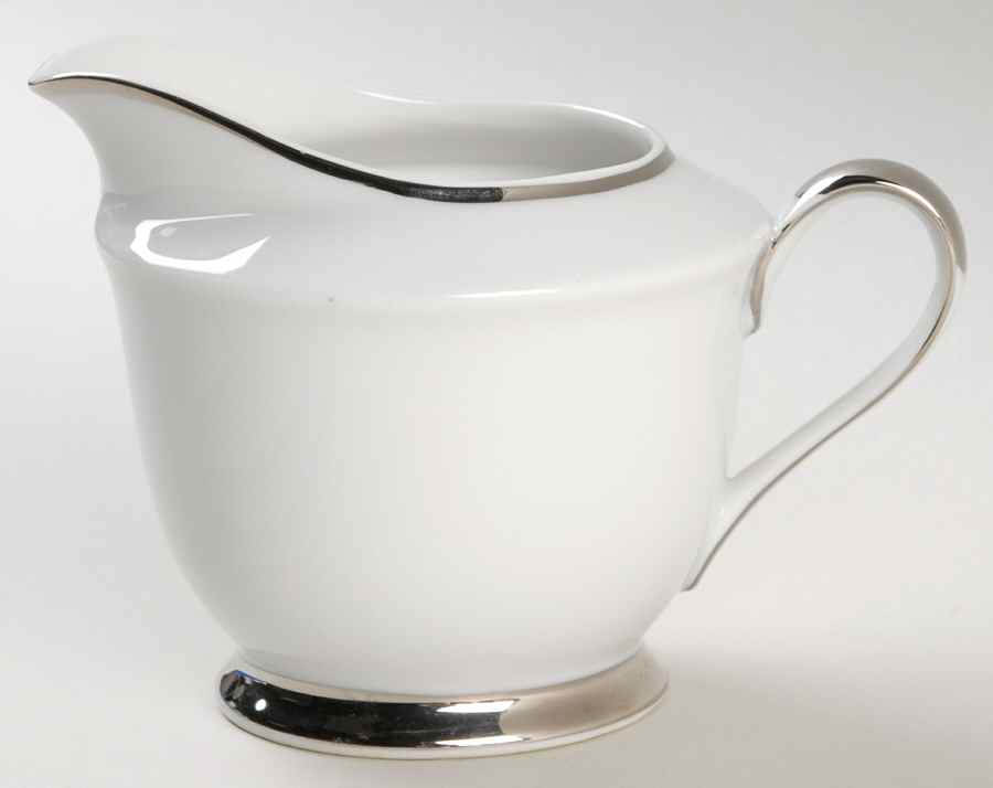 Silver Rhapsody Creamer by Harmony House China-1