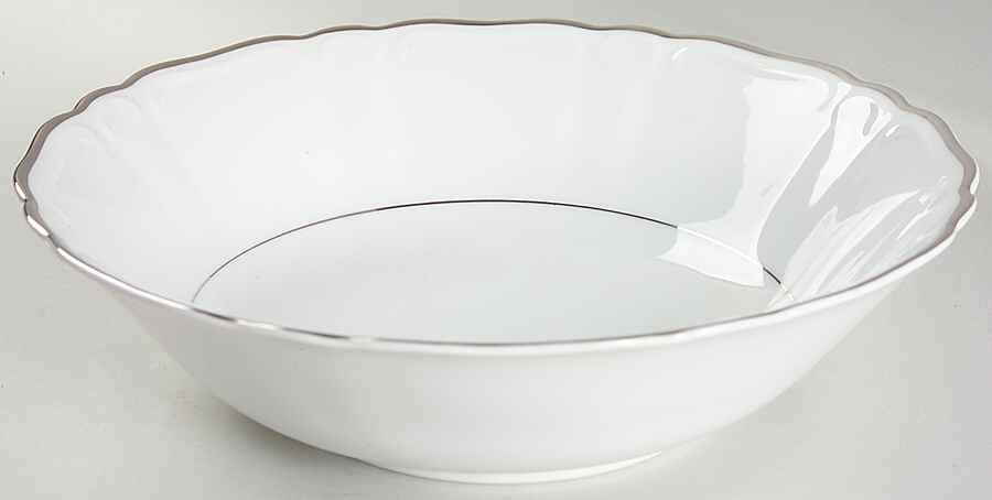 Silver Sonata 9" Round Vegetable Bowl by Harmony House China-1