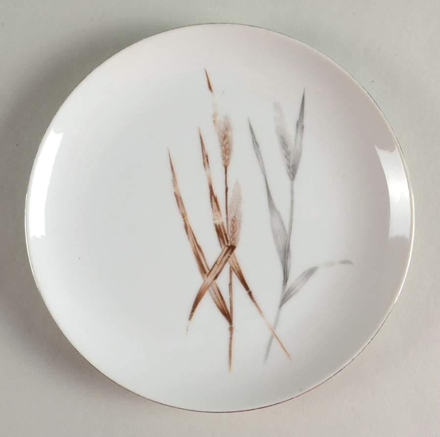 Silver Wheat Salad Plate by Harmony House China-1