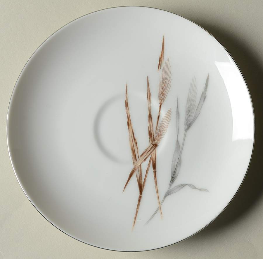 Silver Wheat Saucer by Harmony House China-1