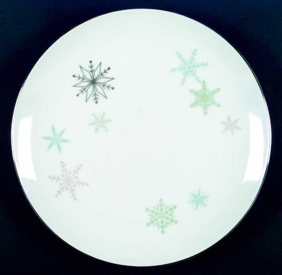 Snowflake (All Over Flakes) Dinner Plate by Harmony House China-1