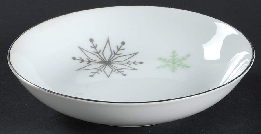 Snowflake (All Over Flakes) Fruit/Dessert (Sauce) Bowl by Harmony House China-1