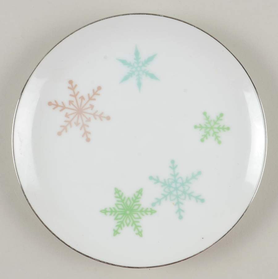 Snowflake (All Over Flakes) Bread & Butter Plate by Harmony House China-1