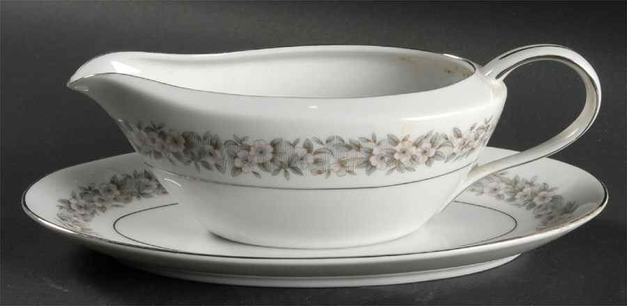 Southern Belle Gravy Boat & Underplate by Harmony House China-1