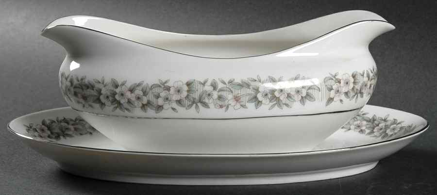 Southern Belle Gravy Boat with Attached Underplate by Harmony House China-1