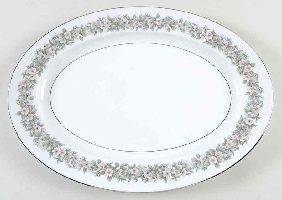 Southern Belle 14" Oval Serving Platter by Harmony House China-1