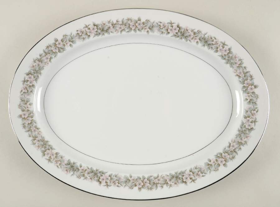 Southern Belle 16" Oval Serving Platter by Harmony House China-1