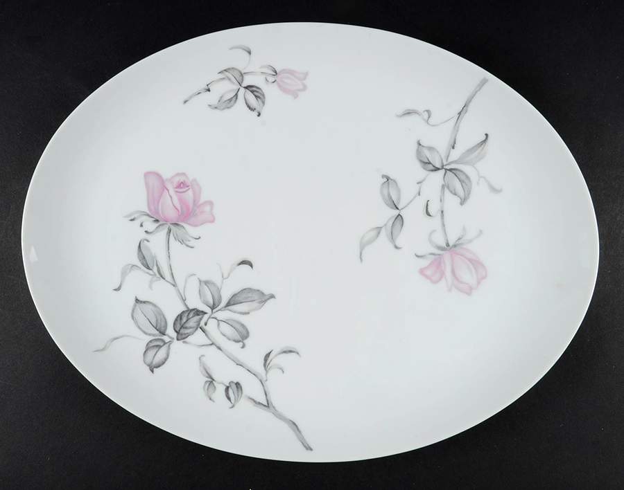 Sophisticated Lady 14" Oval Serving Platter by Harmony House China-1