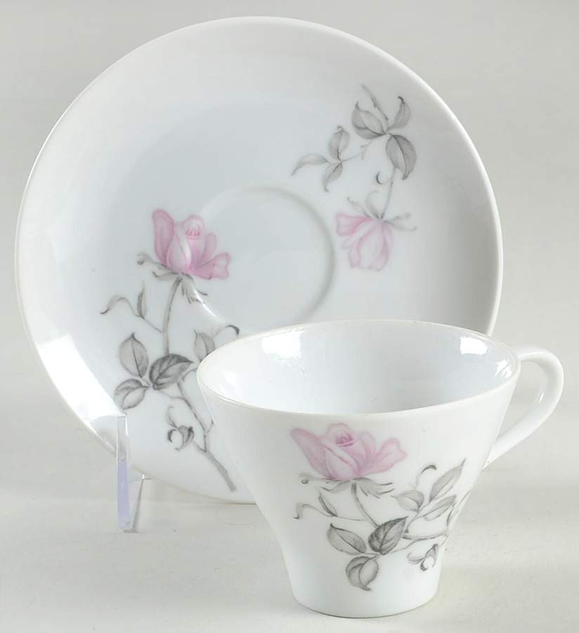 Sophisticated Lady Flat Cup & Saucer Set by Harmony House China-1