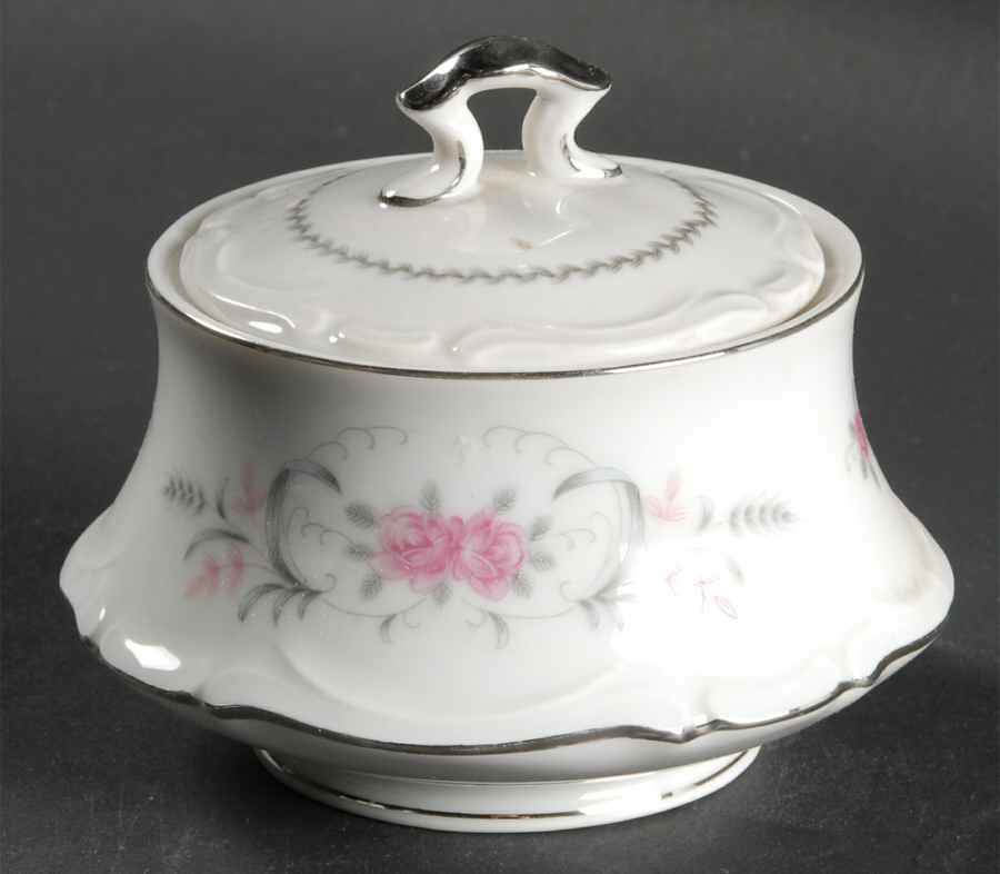 Sonnet Sugar Bowl & Lid by Harmony House China-1