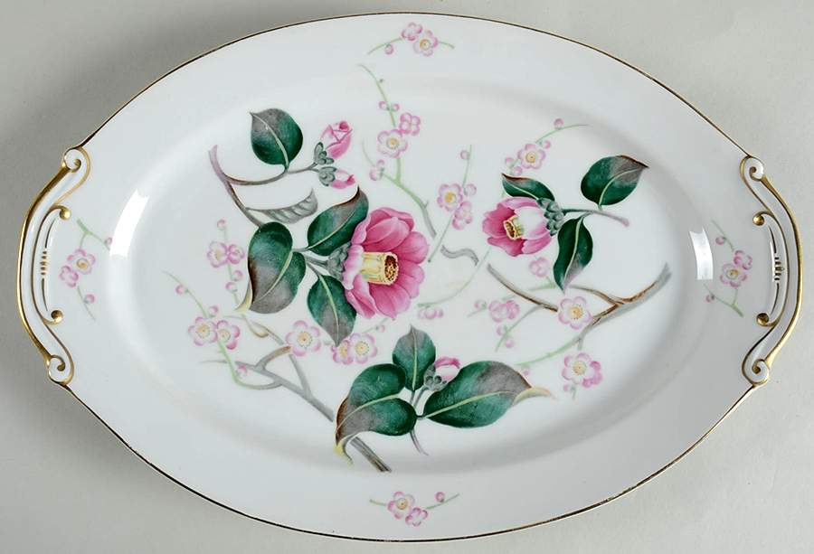 Splendor 14" Oval Serving Platter by Harmony House China-1