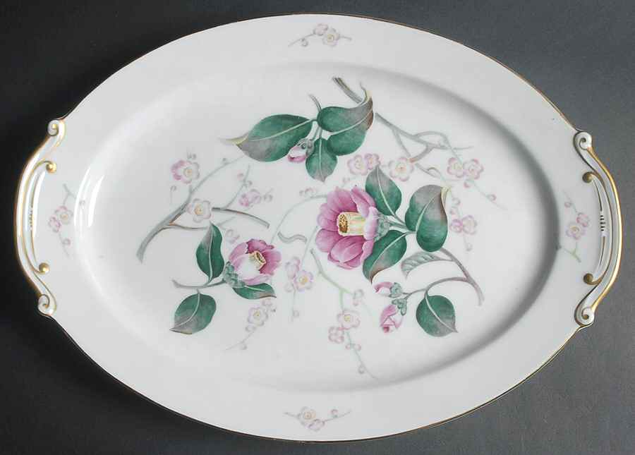 Splendor 16" Oval Serving Platter by Harmony House China-1
