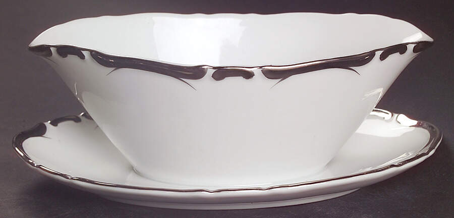 Starlight Gravy Boat with Attached Underplate by Harmony House China-1