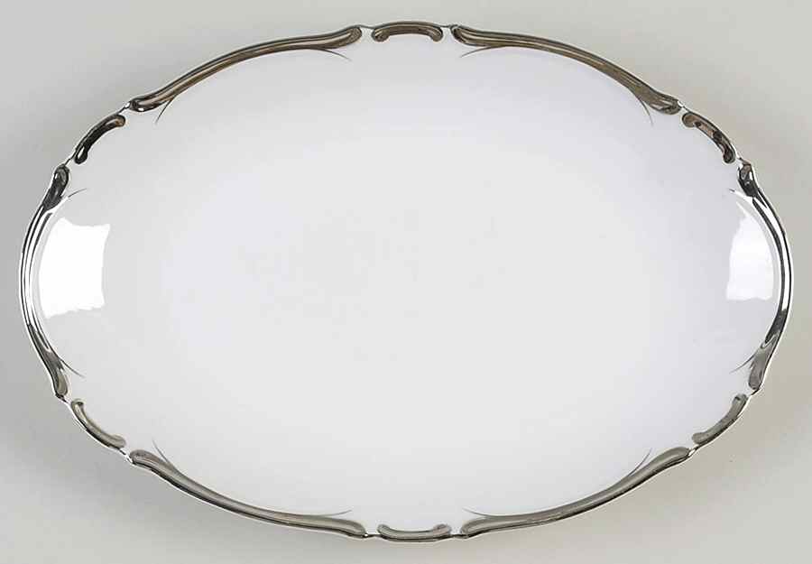 Starlight 12" Oval Serving Platter by Harmony House China-1