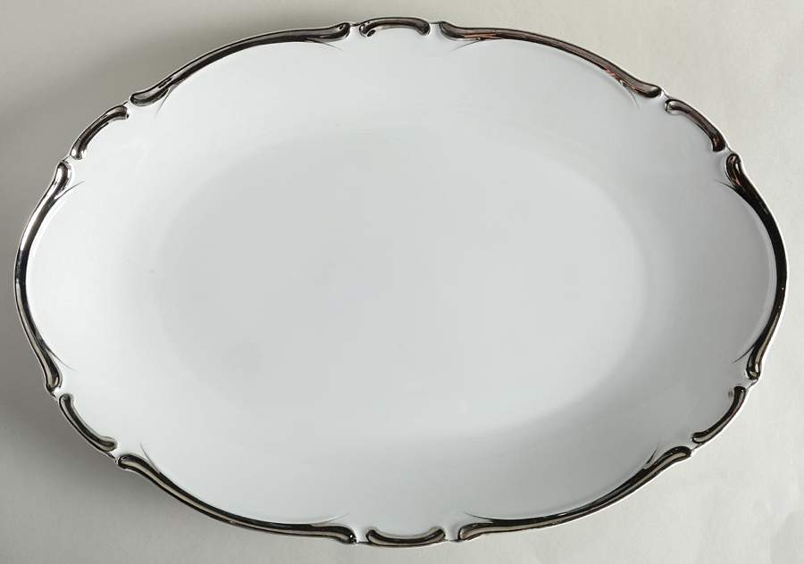 Starlight 16" Oval Serving Platter by Harmony House China-1