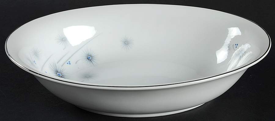 Starflower 10" Oval Vegetable Bowl by Harmony House China-1