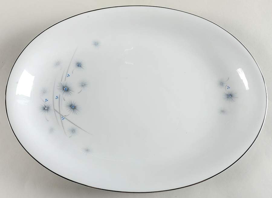 Starflower 16" Oval Serving Platter by Harmony House China-1